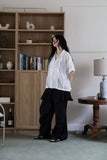 Wave Frill Shirt Blouse