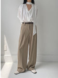 Scott Drape Tie Blouse