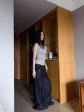 LAYERED DENIM PANTS