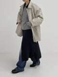 [INC MADE] Duo Layered Shirt Long One Piece