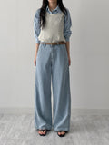 Hachi See-through U-neck Vest