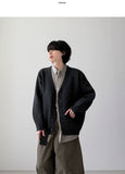 Art V-neck Balloon Cardigan