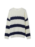 Summer Openwork Stripe Knit