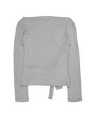 SHOULDER-HOLE WRAP TOP