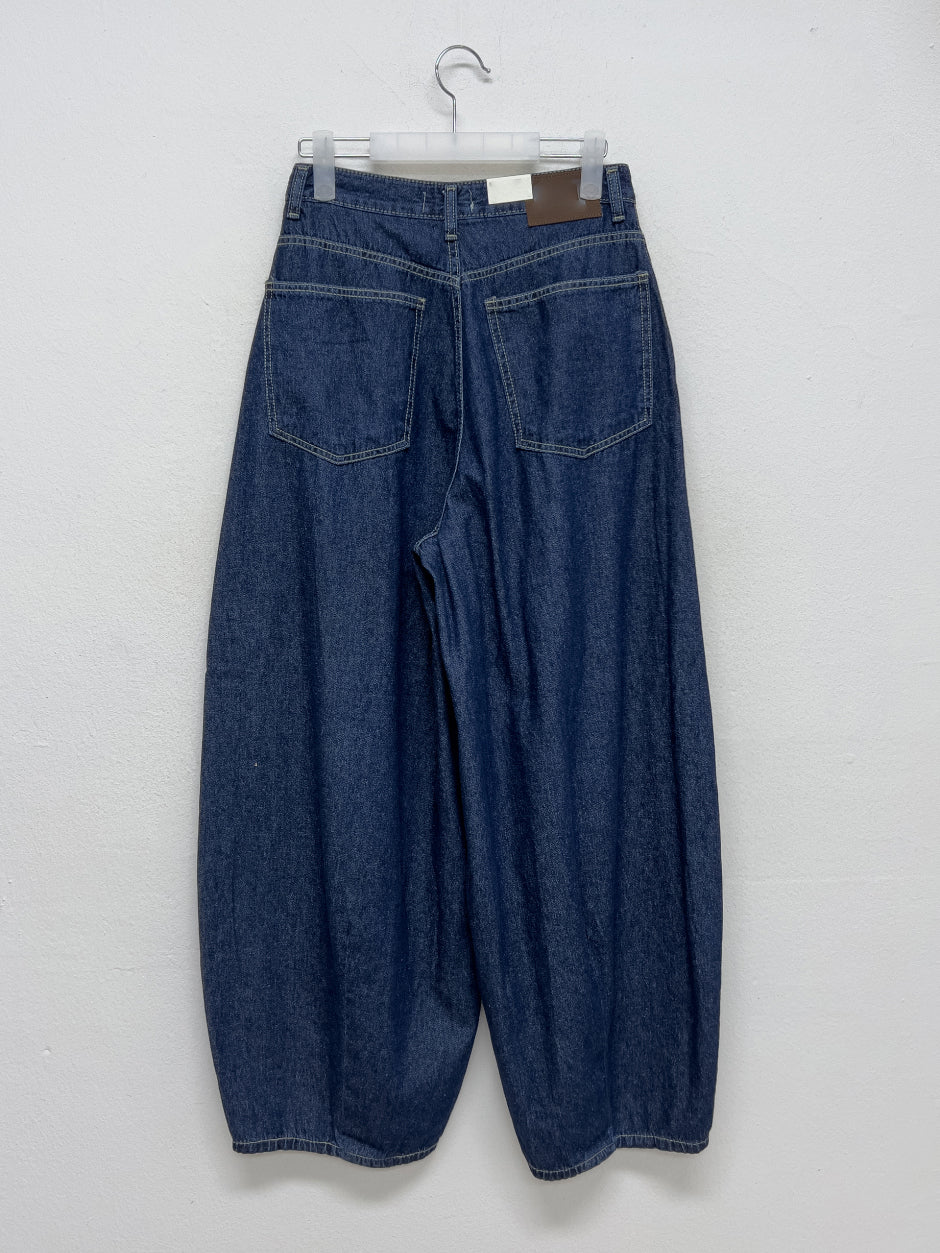 【INCHANT ME】592 Stitch Balloon Wide Denim INCHANT ME(インチャントミー) - 592ステッチバルーンワイド
