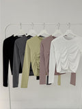 Oeol Shirring Tension T-shirt