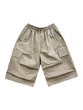 Amekaji Loose Cargo Crop Pants