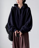 Sike Damage Crop Hoodie