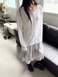 HENLEY BUTTON LONG TOP