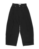 TUCK COTTON WIDE PANTS