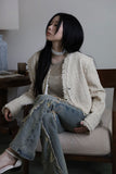 Bolero tassel tweed jacket