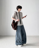 First Linen Balloon Denim