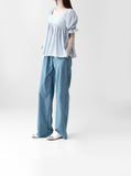 [Planning] Water wide banding pants