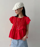 Aco Frill Nylon Blouse
