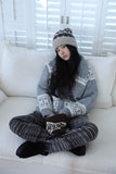 Nordic knit beanie