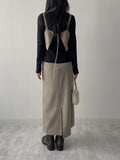 Newpopo Strap Long Skirt