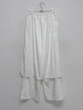 Tia Layered Nylon Wide Pants