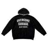 Ruby Mohair Hood Knit