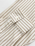 Warm Multi Stripe Loose Fit Shirt