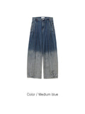 Two-tone Taping Incision Denim