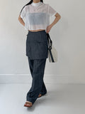 Loti Slav Wide Denim Slacks