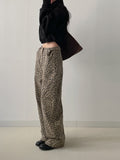 Leopard Bijo Wide Pants
