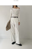 Andew One Shoulder Knit T-Shirt