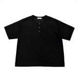 Jetty Henley Neck Half Knit