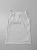 Boat Neck Square Ribbed Sleeveless