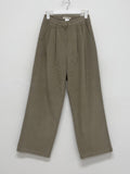 Chrome Corduroy Wide Slacks