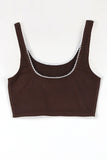 Sweetie Lace Crop Sleeveless