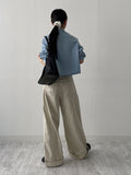 Breeze Denim Crop Shirt