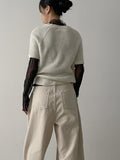 Dot See-Through Polar T-shirt