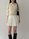 Delu Round Half Knit