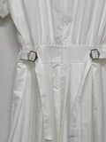 Bijo Nylon Pleated Long One Piece