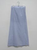 Shimmer Stripe Maxi Banding Skirt