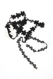 Cotton flower point belt