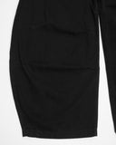 SOLID COTTON CURVED PANTS