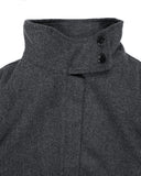 NECK BUTTON CROP COAT