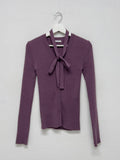 Hush V-neck ribbed cardigan