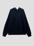 Plus jacquard snap hood knit