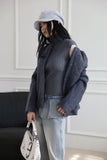 Argyle snap boucle jacket