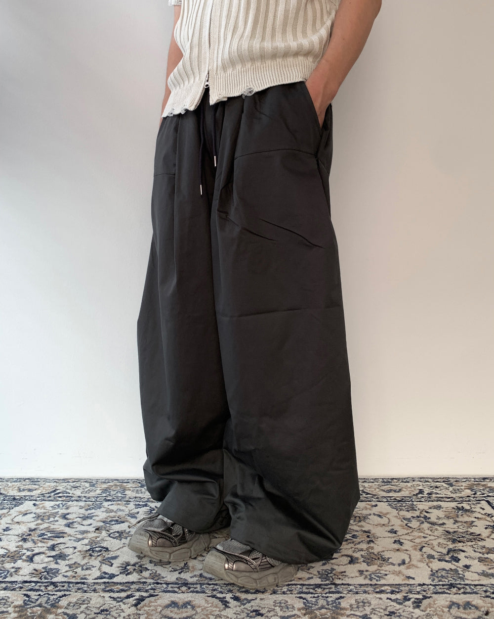 【KOOLOSET】Connie Snapping Balloon Banding Pants KOOLOSET (クロゼット) - コニースナップバルーンバンディング