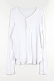 Up down button t-shirt