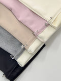 [unisex] Brushed cargo wide training pants