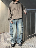 Strap Rope Cargo Wide Denim