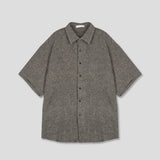 Sage Linen Half Shirt