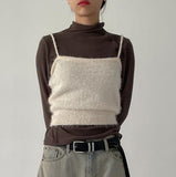 Leaf Layered Bustier Sleeveless