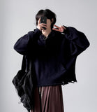 Sike Damage Crop Hoodie