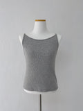 Rudin Boat Neck Ribbed Sleeveless